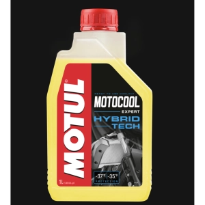 Refrigerante para radiador MOTUL MOTOCOOL EXPERT, 1 litro, listo para usar.