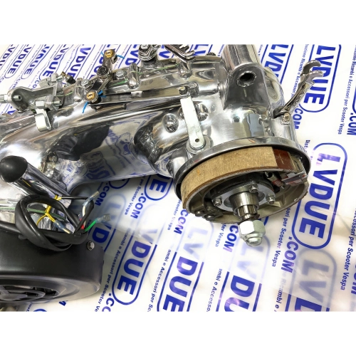 Nuevo motor completo UNI Auto para LAMBRETTA 200 DL GP SX TOURING pulido