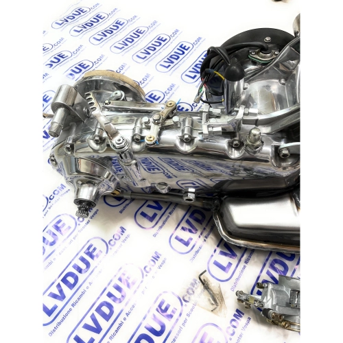 Nuevo motor completo UNI Auto para LAMBRETTA 200 DL GP SX TOURING pulido