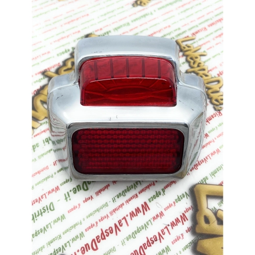 Luz trasera de aluminio tipo ULMA para Acma VESPA 125 150 VM VU VN VB1 V30 V1 V15 VL GS, faro delantero individual de estilo vintage.