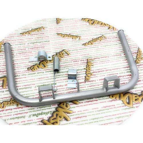 Lackierter Ständer für VESPA 50 90 NLR SPECIAL ELESTART 125 ET3 PRIMAVERA mit 20 mm Durchmesser Verstärkungsklemmen, komplett mit Halterungen und Feder ro 135384