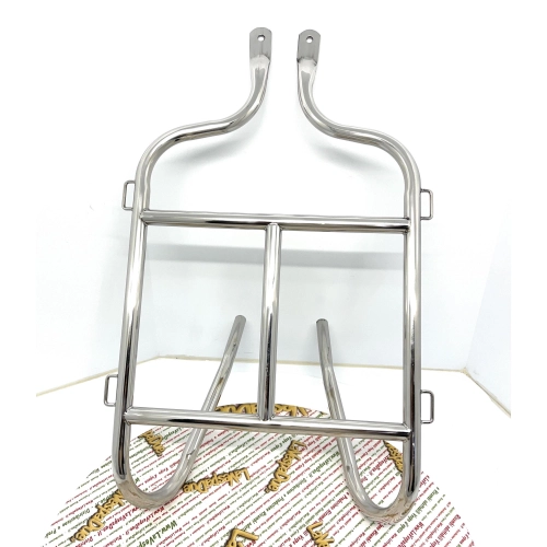 Porte-bagages arrière chromé pour Lambretta 125 150 DL GP SX 175 TV 3ème série 200 TV SX DL GP