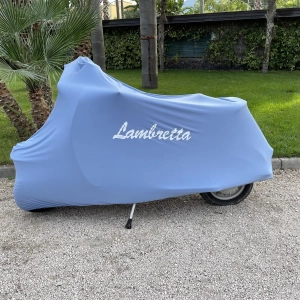 Lambretta-Abdeckung Rollerabdeckung LAMBRETTA BLAU staubdicht kratzfest ab 1946 ABCD DL LI TV SX SPECIAL 50 125 150 180 200