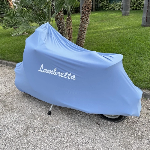 Lambretta-Abdeckung Rollerabdeckung LAMBRETTA BLAU staubdicht kratzfest ab 1946 ABCD DL LI TV SX SPECIAL 50 125 150 180 200