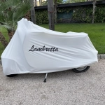 Telo coprilambretta Copri scooter LAMBRETTA BIANCO antipolvere antigraffio dal 1946 in poi A B C D DL LI TV SX SPECIAL 50 125 150 180 200