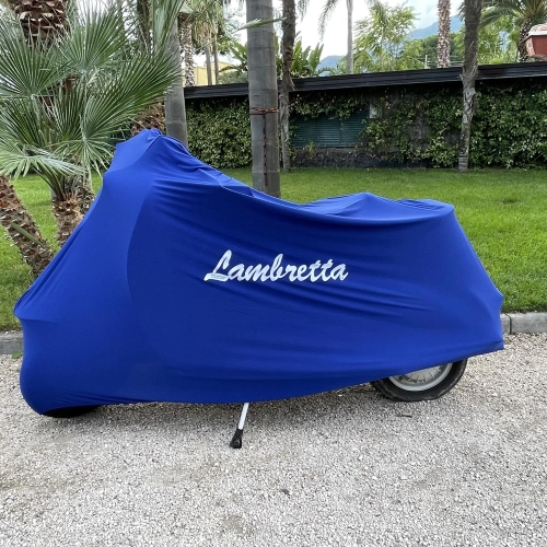 Lambretta-Abdeckung Rollerabdeckung LAMBRETTA BLAU staubdicht kratzfest ab 1946 ABCD DL LI TV SX SPECIAL 50 125 150 180 200