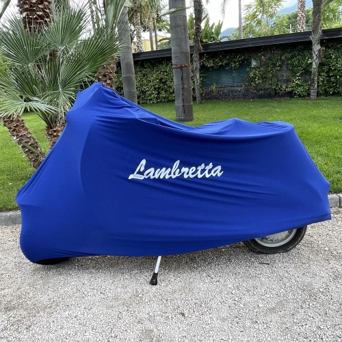 Lambretta-Abdeckung Rollerabdeckung LAMBRETTA BLAU staubdicht kratzfest ab 1946 ABCD DL LI TV SX SPECIAL 50 125 150 180 200