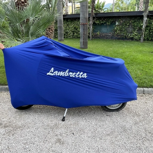 Lambretta-Abdeckung Rollerabdeckung LAMBRETTA BLAU staubdicht kratzfest ab 1946 ABCD DL LI TV SX SPECIAL 50 125 150 180 200
