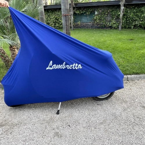 Lambretta-Abdeckung Rollerabdeckung LAMBRETTA BLAU staubdicht kratzfest ab 1946 ABCD DL LI TV SX SPECIAL 50 125 150 180 200