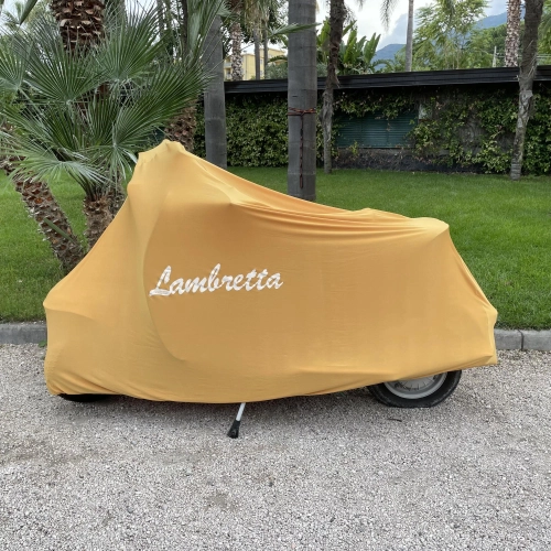 Funda para Lambretta Funda para scooter LAMBRETTA AMARILLO a prueba de polvo y arañazos desde 1946 en adelante ABCD DL LI TV SX SPECIAL 50 125 150 180 200