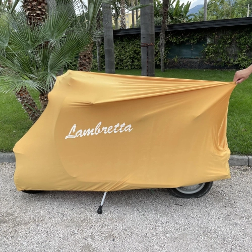 Funda para Lambretta Funda para scooter LAMBRETTA AMARILLO a prueba de polvo y arañazos desde 1946 en adelante ABCD DL LI TV SX SPECIAL 50 125 150 180 200