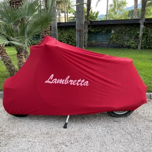 Lambretta-Abdeckung Lambretta-Rollerabdeckung ROT staubdicht kratzfest ab 1946 ABCD DL LI TV SX SPECIAL 50 125 150 180 200