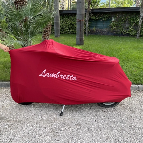 Lambretta-Abdeckung Lambretta-Rollerabdeckung ROT staubdicht kratzfest ab 1946 ABCD DL LI TV SX SPECIAL 50 125 150 180 200