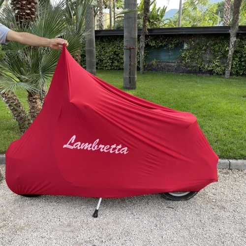 Lambretta-Abdeckung Lambretta-Rollerabdeckung ROT staubdicht kratzfest ab 1946 ABCD DL LI TV SX SPECIAL 50 125 150 180 200