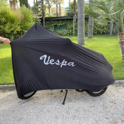 Telo coprivespa Copri scooter per VESPA NERO antipolvere antigraffio dal 1946 al 2018 N L R SPECIAL PRIMAVERA ET3 SS 1 V30 V33 VM VN VL VB VS VNA VNB VBA VBB GL GS SS SUPER SPORT SPRINT VELOCE GT R TS RALLY PK HP 50 125 150 180 200