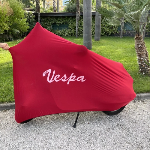 Telo coprivespa Copri scooter per VESPA ROSSO antipolvere antigraffio dal 1946 al 2018 N L R SPECIAL PRIMAVERA ET3 SS 1 V30 V33 VM VN VL VB VS VNA VNB VBA VBB GL GS SS SUPER SPORT SPRINT VELOCE GT R TS RALLY PK HP 50 125 150 180 200