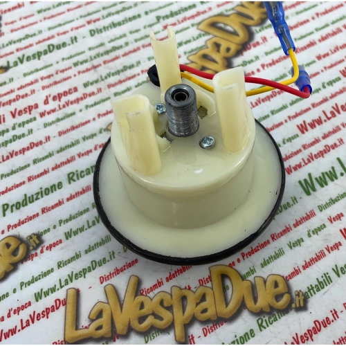 Schwarzer LVDUE-Tachometer für VESPA 50 125 PK S SS Skala 160 km/h mit Dichtung ro 179151 178864 196894 196895 196905 197019