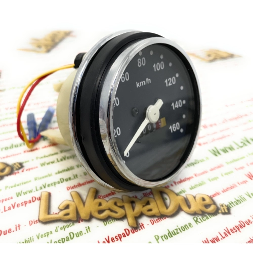Compteur de vitesse chromé pour VESPA 50 125 PK S SS, échelle 160 km/h, avec joint, références 179151, 178864, 196894, 196895, 196905 et 197019