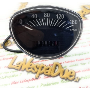 Échelle du compteur de vitesse 160 km/h VESPA 125 PRIMAVERA VMA2T 180 RALLY GTR 150 SPRINT VELOCE TS fond noir ro 141712 141713