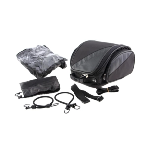 Sacoche de toit Thunder Case pour Vespa, Lambretta, Moto Guzzi, Motom, Honda, Harley Davidson, complète avec sangles et élastiques.