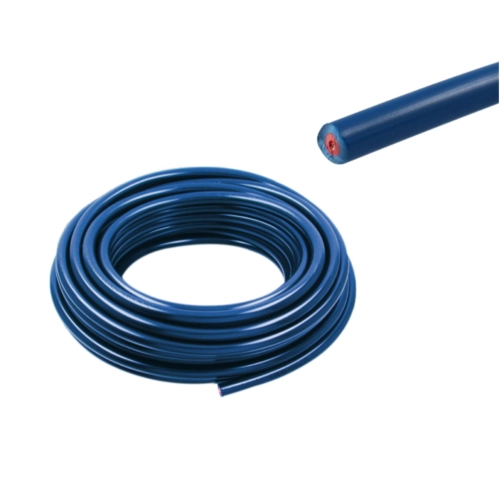 Câble d'allumage bleu haute tension, 7 mm, 100 cm de long, pour VESPA APE LAMBRETTA ro 080341