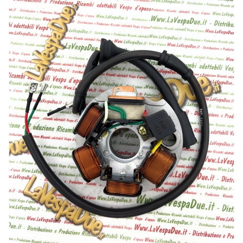 Statorspulenhalterung VESPA PK 50 VMX5T ELEKTROSTART von 1982 bis 1984 APE 50 FL FL2 FL3 EUROPA RST MIX ro 199500 497651