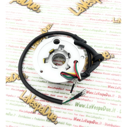 Statorspulenhalterung VESPA PK 50 VMX5T ELEKTROSTART von 1982 bis 1984 APE 50 FL FL2 FL3 EUROPA RST MIX ro 199500 497651