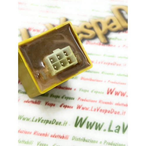 Bobina AT centralina CEV 636504 per AGRATE GARELLI BENELLI MINARELLI MORINI PICK UP blocchetto a 6 vie molex esterna alta tensione applicazioni varie fondo di magazzino