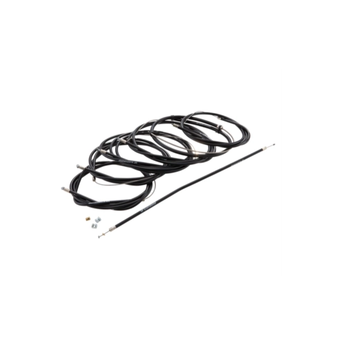 Serie kit 7 cavi con guaina nera per LAMBRETTA 125 150 200 DL GP LI SPECIAL SX 175 TV con teflon interno freno frizione cambio accelleratore