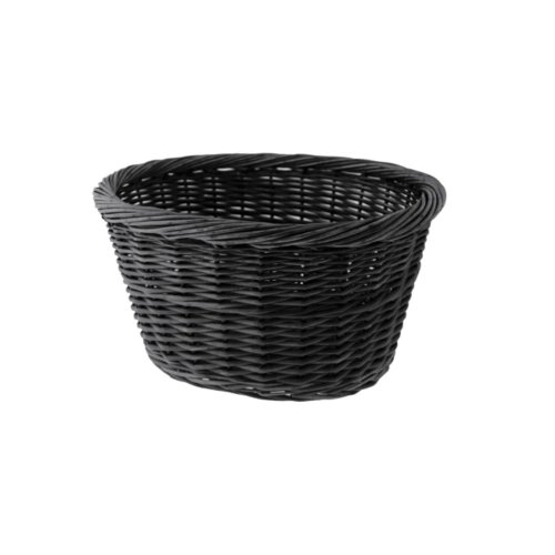 Panier de coffre ovale en osier 36 x 30 x 19 cm, porte-bagages avant et arrière pour Vespa, Lambretta, Ape, Ciao, Boxer, Bravo, Si, couleur noire