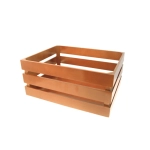 Cesto bauletto rettangolare cassetta in legno 43 x 33 x 19 cm portapacchi bauletto anteriore posteriore VESPA LAMBRETTA APE CIAO BOXER BRAVO SI colore naturale
