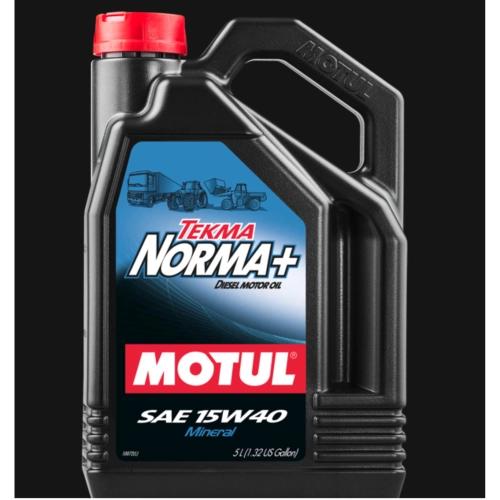 MOTUL TEKMA NORMA+ 15W-40 Motorenöl für alle Dieselmotoren, Saug- und Turbomotoren, 5-Liter-Dose