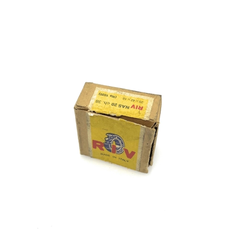 Roller bearing RIV NAS 20 NA1020 ch.38 gearbox shaft right side mm 20 X 42 X 18 VESPA 150 GS ro 020386 external wheel warehouse stock made in Italy