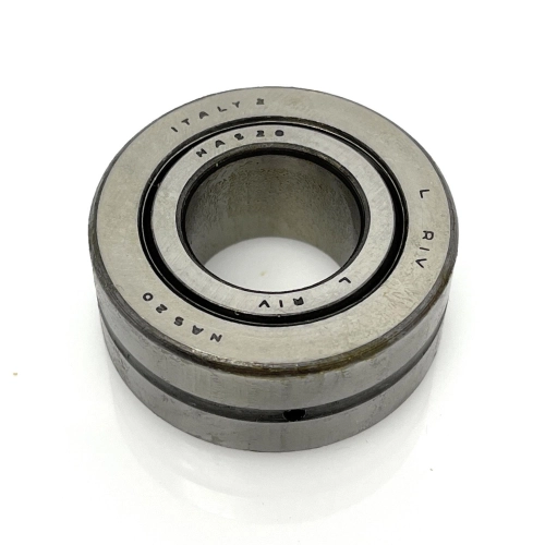 Roller bearing RIV NAS 20 NA1020 ch.38 gearbox shaft right side mm 20 X 42 X 18 VESPA 150 GS ro 020386 external wheel warehouse stock made in Italy