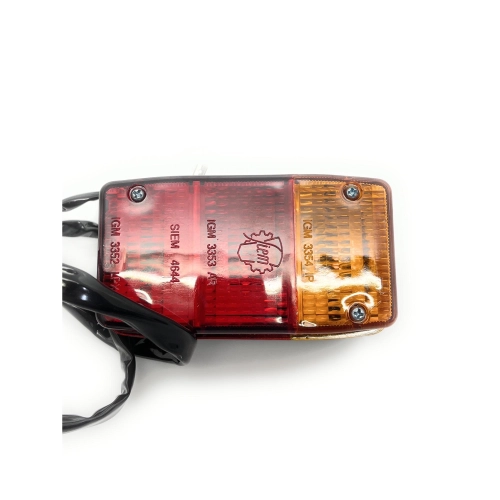 Clignotant arrière droit SIEM avec feu stop pour APE 50 125 150 175 190 350 400 405 PENTARO' P 401 501 601 V CAR RO 100158