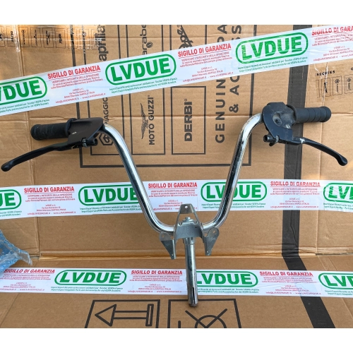 Manubrio completo di manopole e leve Piaggio Grillo 255500