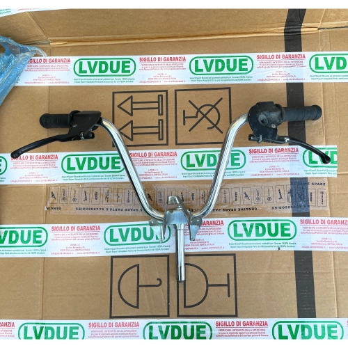 Manubrio completo di manopole e leve Piaggio Grillo 255500