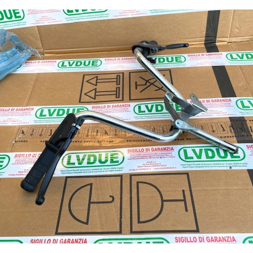 Manubrio completo di manopole e leve Piaggio Grillo 255500
