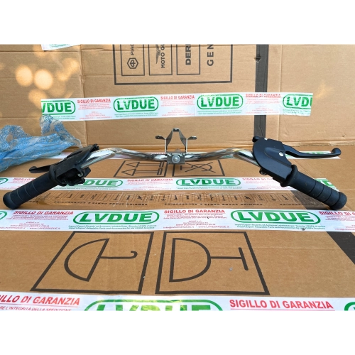 Manubrio completo di manopole e leve Piaggio Grillo 255500