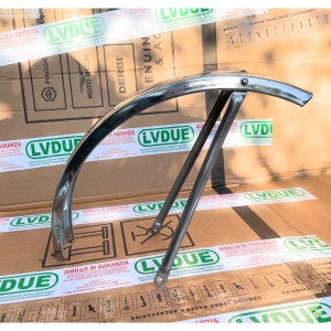 Guardabarros trasero para PIAGGIO 50 Ciao, cromado, de stock antiguo, con imperfecciones.