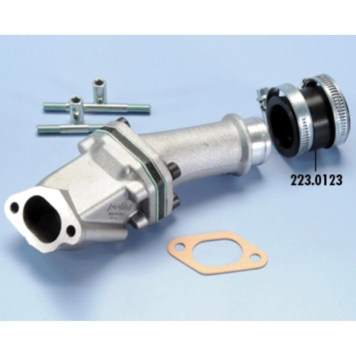 Colector de admisión de láminas simples POLINI de 24 mm 215.0205 VESPA 50 PK 125 XL PK XL