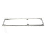 Marco de matrícula trasera de hierro cromado de 49x11 cm para coches clásicos FIAT 128 1100 ALFA ROMEO SPIDER MERCEDES S SL etc......