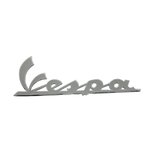 Adhesive side bonnet plate lettering sticker, burnished for VESPA GTS SUPER SPRINT ro 672061 length 150 mm