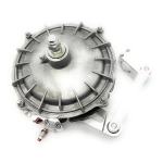 Tamburo ruota anteriore ANTI DIVE RACING in CNC completo di Freno a disco esterno LAMBRETTA 125 150 1° 2° serie anti affondamento