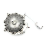 Tamburo ruota anteriore ANTI DIVE RACING in CNC completo di Freno a disco esterno LAMBRETTA 125 150 1° 2° serie anti affondamento tipo 3° serie