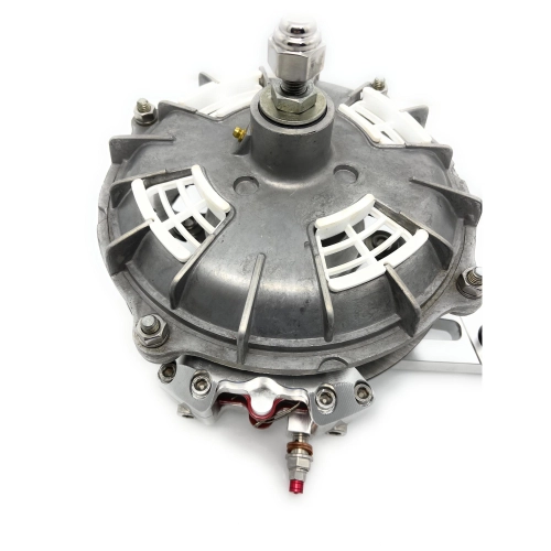 Front wheel drum ANTI DIVE RACING in CNC complete with external disc brake LAMBRETTA 125 150 1st 2nd 175 TV 3rd 200 TV SX DL GP anti-diving