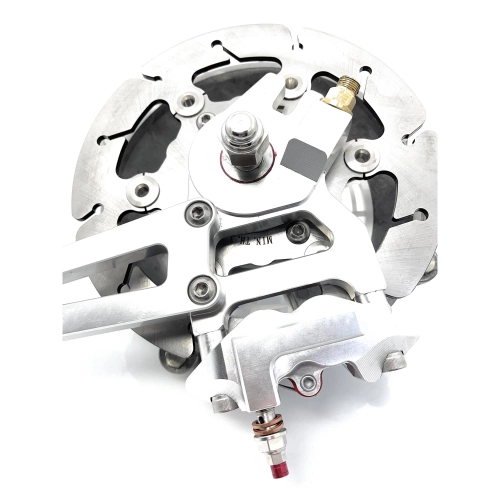Front wheel drum ANTI DIVE RACING in CNC complete with external disc brake LAMBRETTA 125 150 1st 2nd 175 TV 3rd 200 TV SX DL GP anti-diving