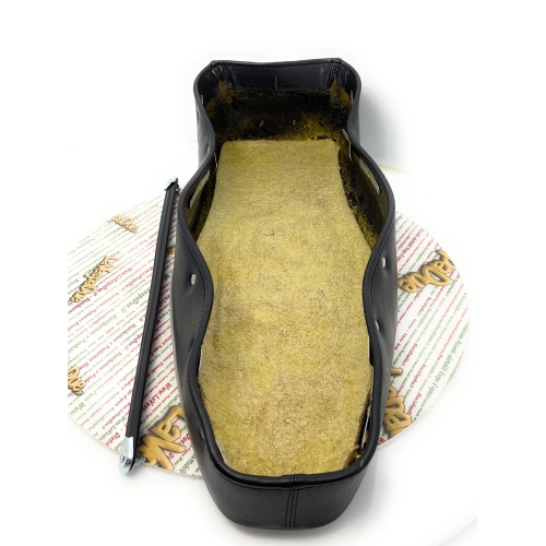Housse de selle pour Vespa 150 GS VS5T bleu foncé avec poignée centrale