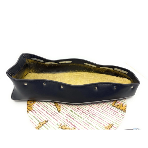 Housse de selle pour Vespa 150 GS VS5T bleu foncé avec poignée centrale