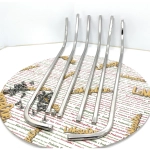 Jeu de baguettes de seuil pour VESPA 80 125 150 200 PX PE T5 en acier inoxydable poli